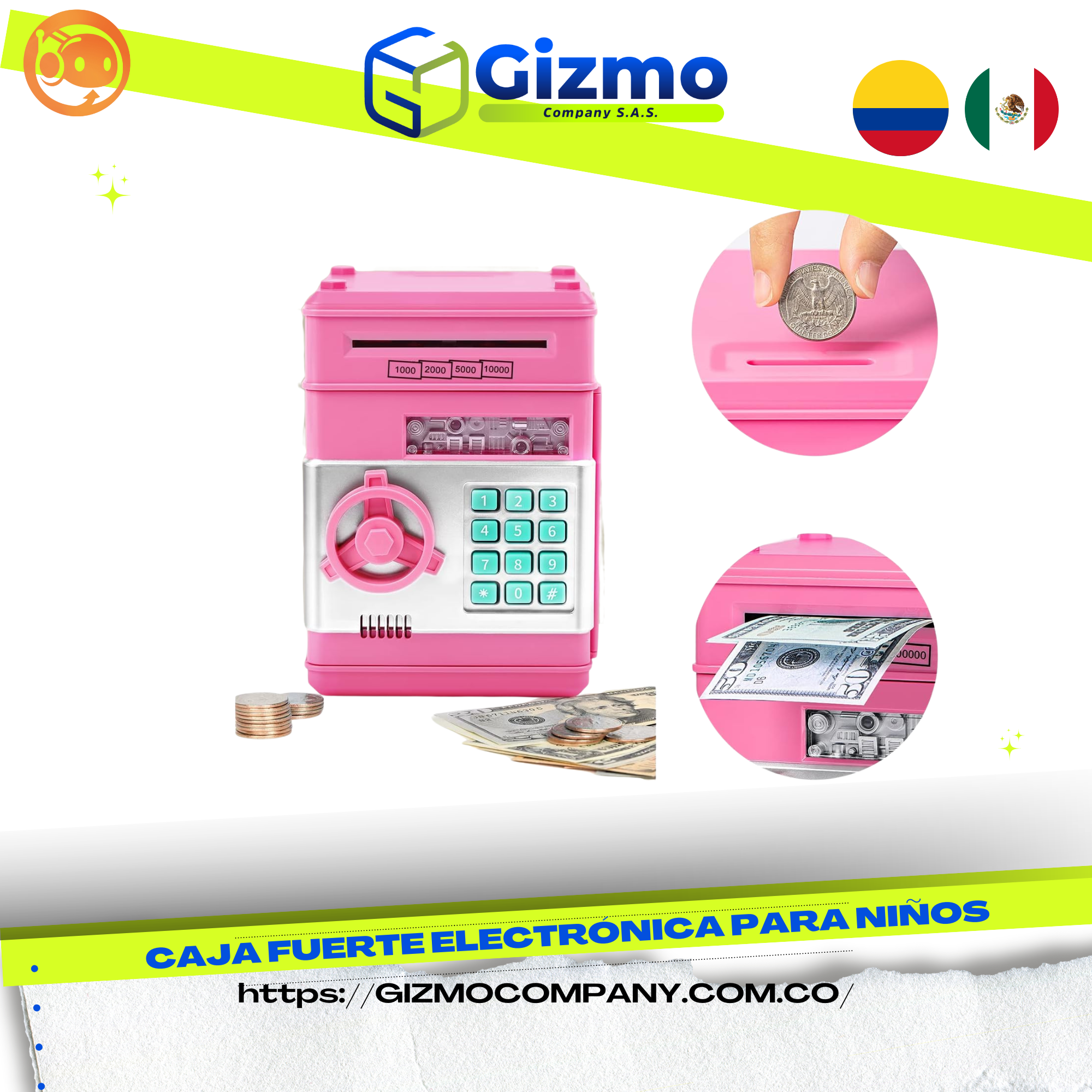 Alcancía Electrónica para Niños